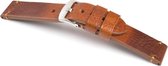Horlogeband Bantoon Ruka Roodbruin - 24mm