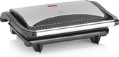 Tristar GR-2846 - Contactgrill 700W - Tosti ijzer - 22,5x14cm bakoppervlak - Anti aanbaklaag - Aluminium