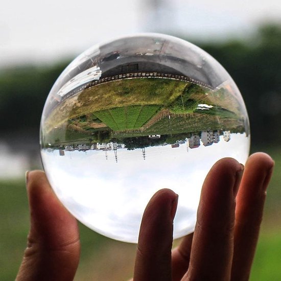 verkiezen Het beste Controversieel Glazen bol 12 cm - Fotografie lens - Decoratie glas bol | bol.com