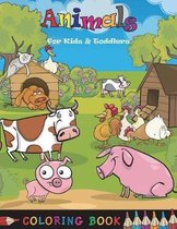 Animals Coloring Book For Kids & Toddlers