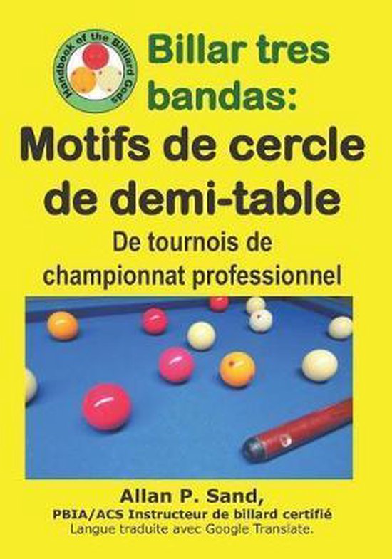 Foto: Billar tres bandas motifs de cercle de demi table