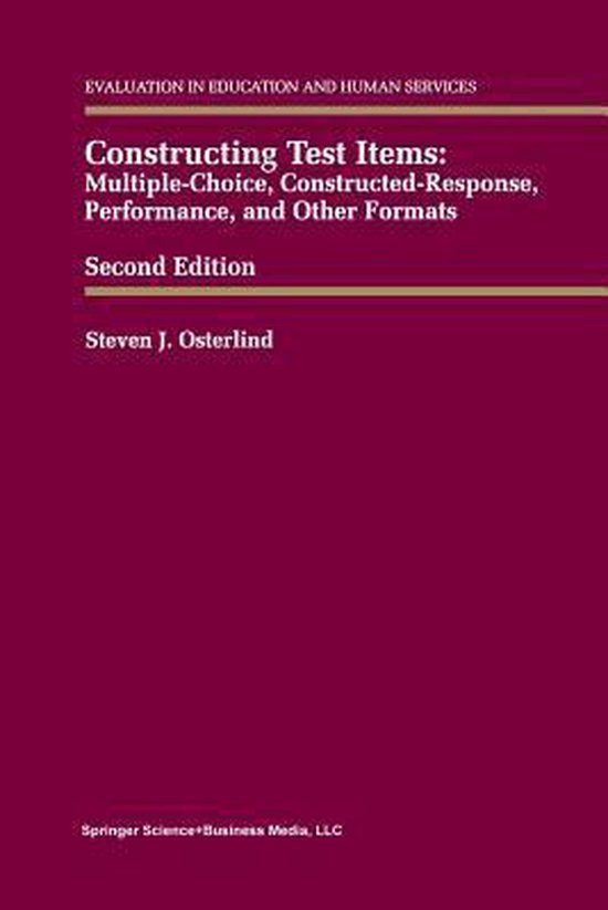 Evaluation in Education and Human Services47- Constructing T ... - cover