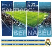 Muursticker Real Madrid Stadion Bernabeu - 50 x 40 cm - Multi