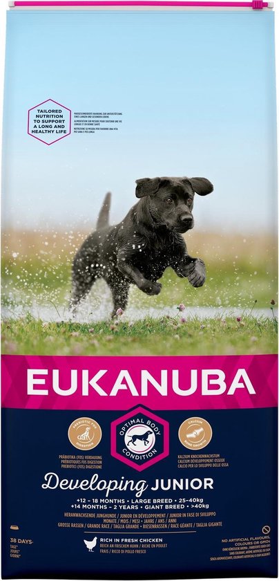 Eukanuba Developing Junior Large Breed Kip - Hondenvoer