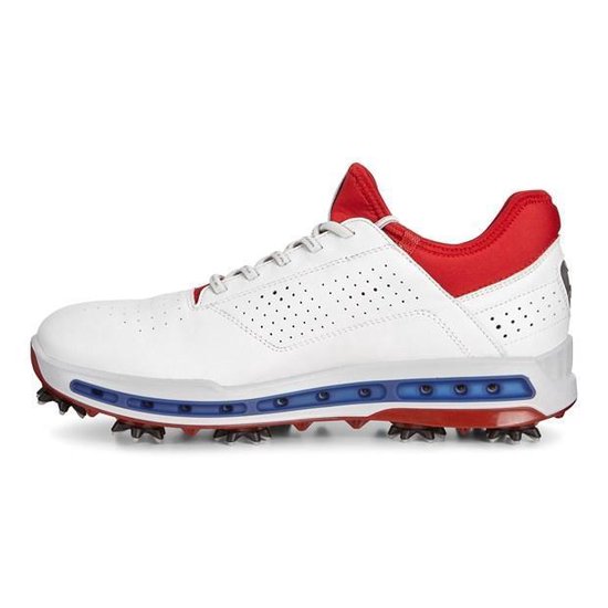 Ecco Heren Golfschoenen M Cool Wit/Rood 45 | bol.com