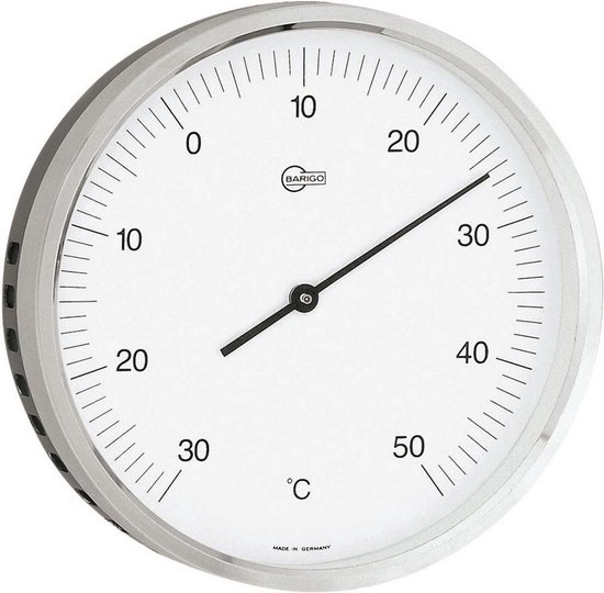 Snikken Overgave wandelen Barigo 820 thermometer chroom (analoog) | bol.com