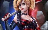 Harley Quinn - Large Canvas Poster 90 x 60 cm