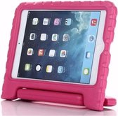 Kinderhoes roze geschikt voor iPad mini 4 / 5 - Kids Stevige Tablet Hoes - voor thuis en op school