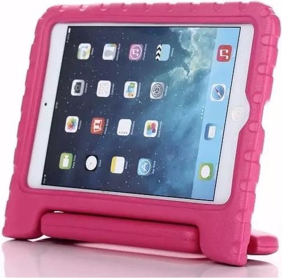 Kinderhoes roze geschikt voor iPad mini 4 / 5 - Kids Stevige Tablet Hoes -  voor thuis... | bol.com