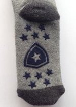 Huissok Ewers Ridder grijs - Maat 18 tot 19 - anti slip sokken