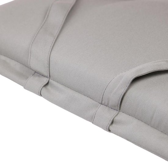 Kopu® Prisma Silver - Coussin de jardin Dossier Bas – Argent