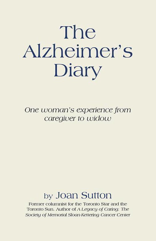 The Alzheimer's Diary - cover