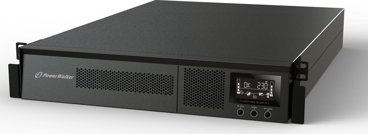 PowerWalker VFI 1000 RMG PF1 Dubbele conversie (online) 1 kVA 1000 W