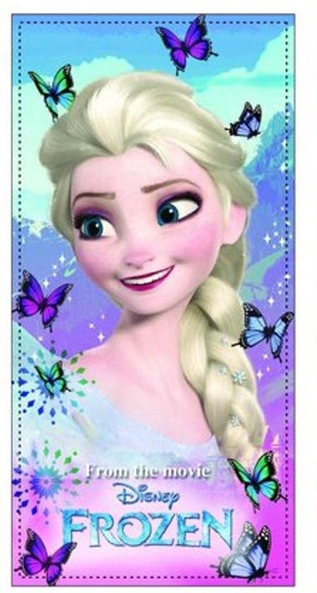 Disney © Frozen - Handdoek - Badlaken - Elsa - 70x140 | bol.com