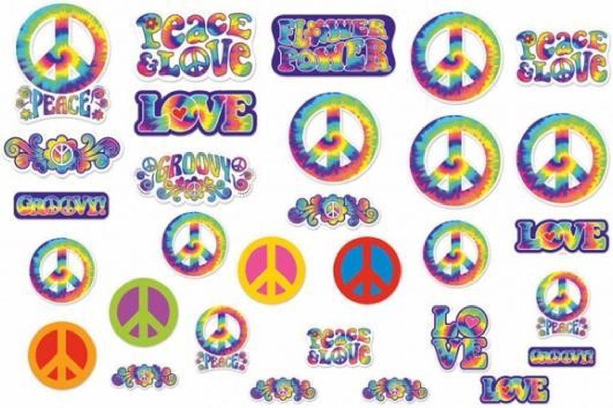 Hippie feest decoratie 30 stuks | bol.com
