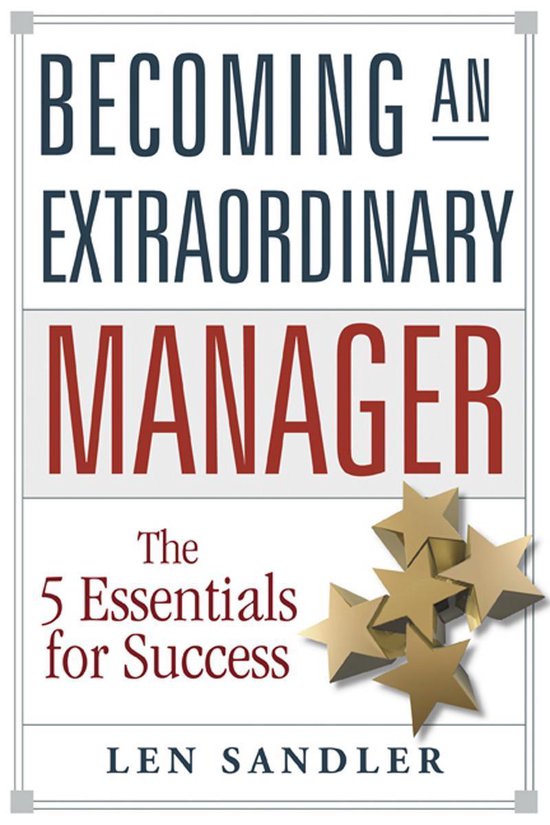Becoming an Extraordinary Manager - cover