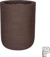 Pottery Pots Bloempot-Plantenbak Dice Dark brown-Bruin D 45 cm H 60 cm