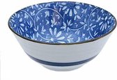 Tokyo design studio - blauw/Wit kom - mixed bowls -15x6.8cm