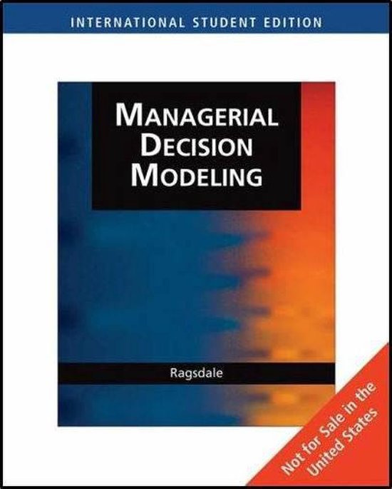 Managerial Decision Modeling - cover