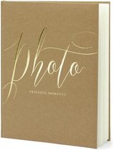Fotoalbum | Photo precious moments|  20x24.5cm kraft, 22 pagina's