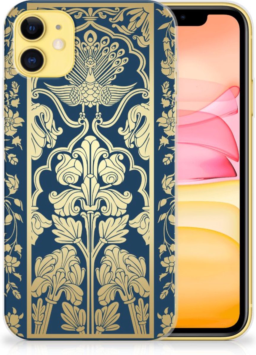 Apple iPhone 11 TPU Case Beige Flowers