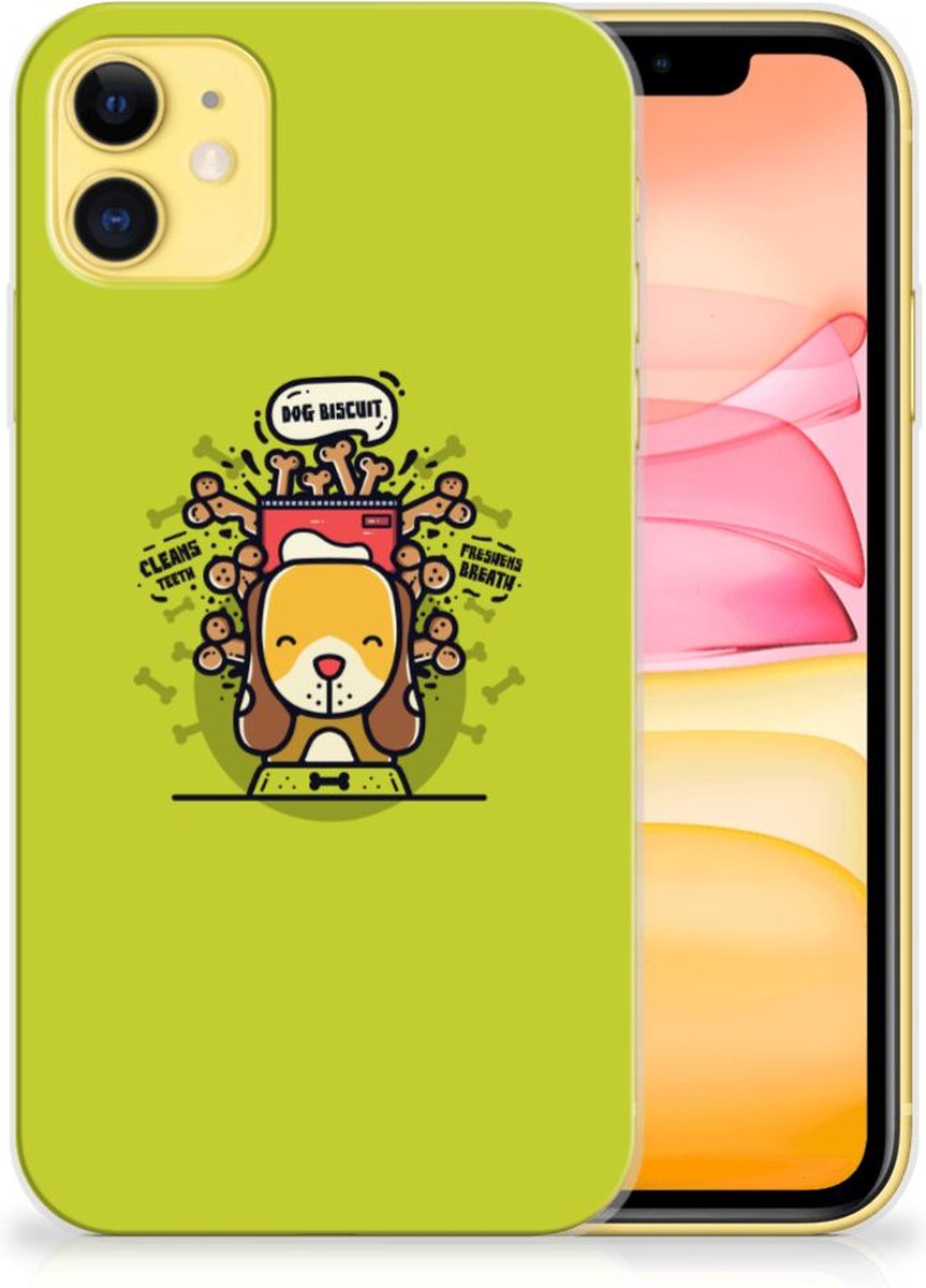 Apple iPhone 11 Telefoonhoesje met Naam Doggy Biscuit