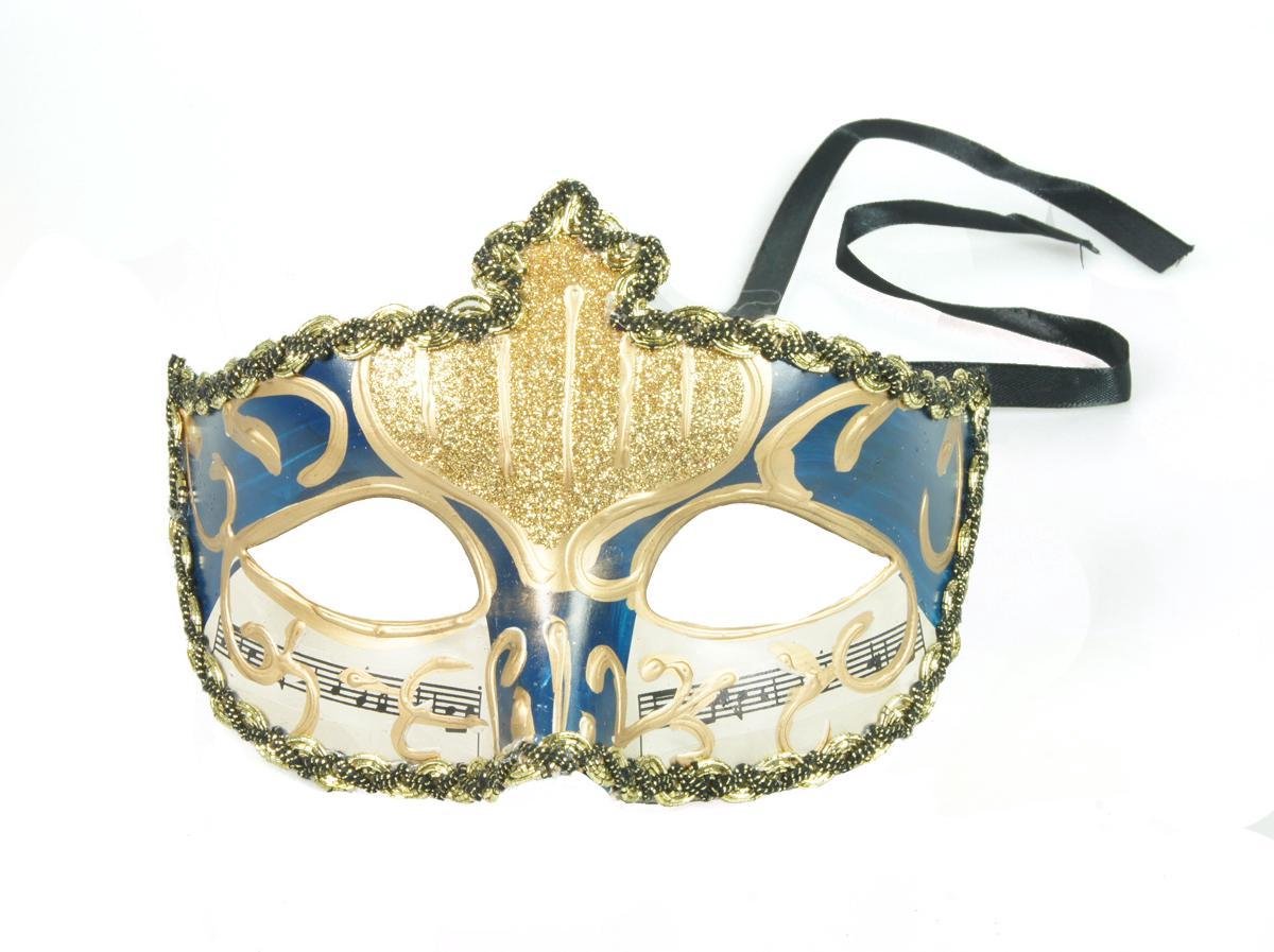 masker blauw kleur - carnaval – feest- evenement – thema –... | bol.com