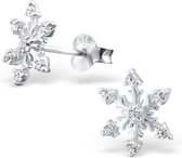 La Rosa Princesa - Sneeuwvlok Oorknoppen - Zilver