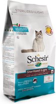 Schesir Sterilized & light adult vis - Kattenvoer - 1.5 kg