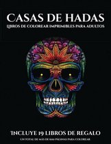 Libros de colorear imprimibles para adultos (Casas de hadas)