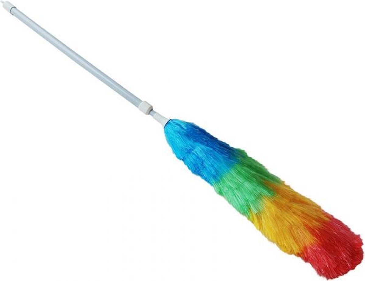 Goedkoopste Plumeau regenboog met telescoopsteel 114 cm