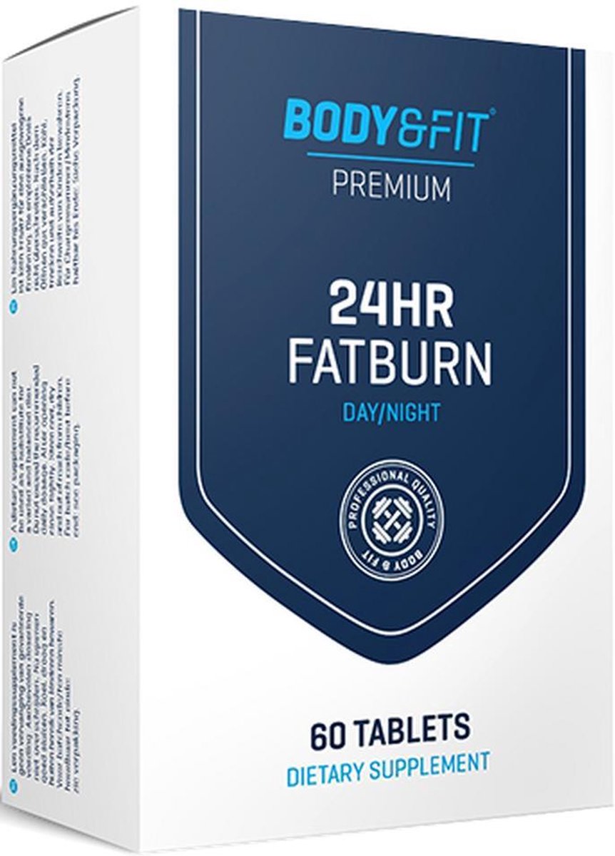 Body & Fit 24hr Fatburn Vetverbrander - 60 Tabletten - Maandverpakking