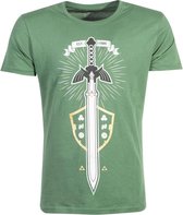Zelda - The Master Sword Heren T-Shirt - Green - XXL