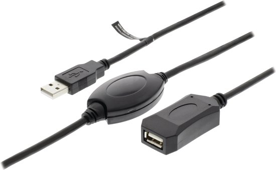 Valueline Actieve USB naar USB verlengkabel - USB2.0 - 20 meter | bol.com