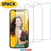 Epicmobile - 3Pack iPhone  11/ Xr Screenprotector - Tempered Glass – 3Pack voordeelbundel