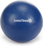Beeztees rubber bal massief no 4 blauw 7,5 cm