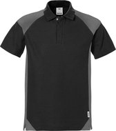 Fristads Poloshirt 7047 Phv - Zwart/Grijs - S