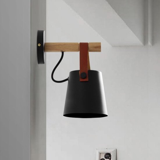 LED muur licht houten muur lamp bed nachtlampje nachtverlichting moderne...  | bol.com