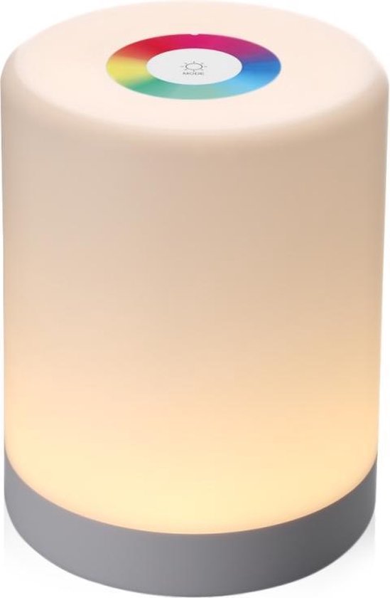 LED Touch controle inductie dimmer lamp slimme dimbaar RGB kleurverandering  oplaadbare... | bol.com