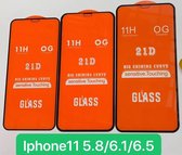 Screenprotector geschikt geschikt voor Apple iPhone 11 / iPhone XR full screen 6.1 inch tempered glass (glazen screenprotector)