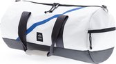 Sealand Choob M Reistas -  Handgemaakte Duffelbag van upcycled canvas - Weerbestendig - 21L - Wit