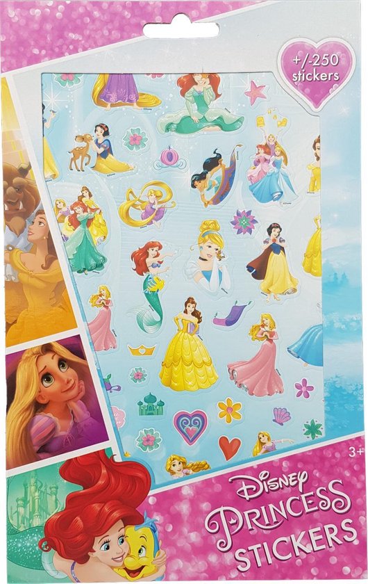 Disney Prinsessen Stickers +/- 250 stuks | bol.com