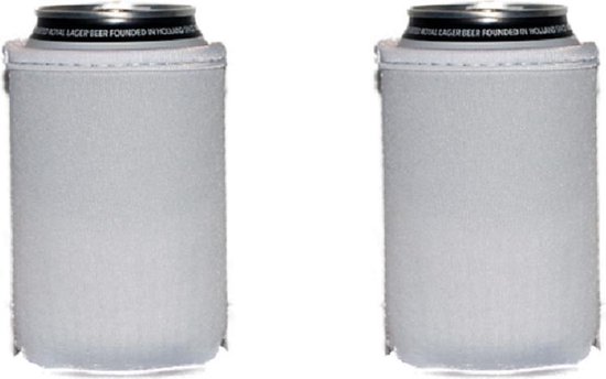 4 st. Bier - frisdrank blik Koelhoudhoesjes - Exclusief Wit - bierblik koelhoudhoesjes - 4 stuks van CoolGift — afbeelding 2