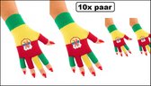 10x Paar Vingerloze handschoenen met wapen Limburg