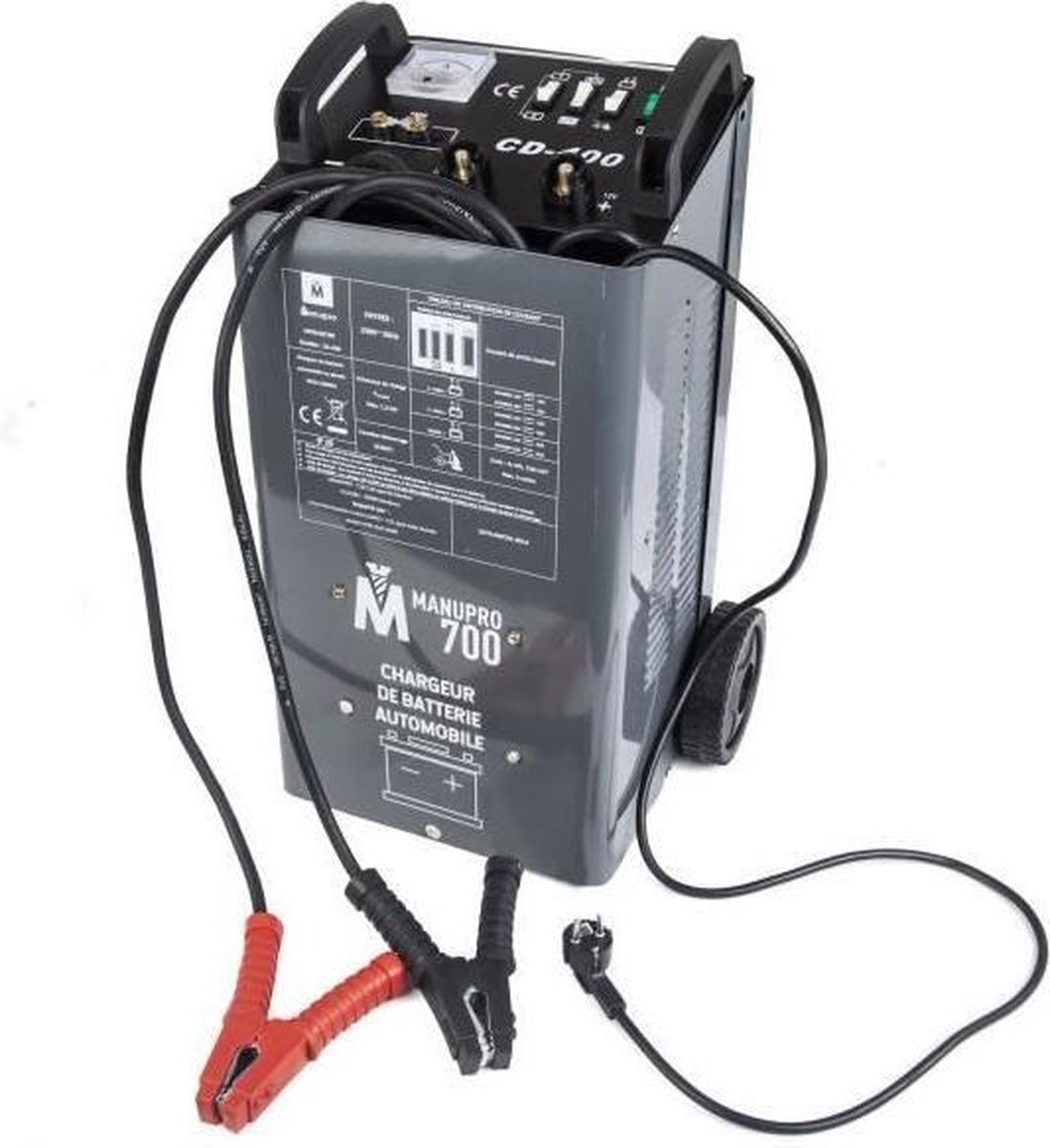 Chargeur de batterie d'appoint à démarrage automatique - MANUPRO 700 - 40A  1400W 12 / 24V