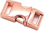 Paracord  metalen buckle / sluiting - Rose Gold - 40mm