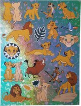 Glitter stickers Lion king