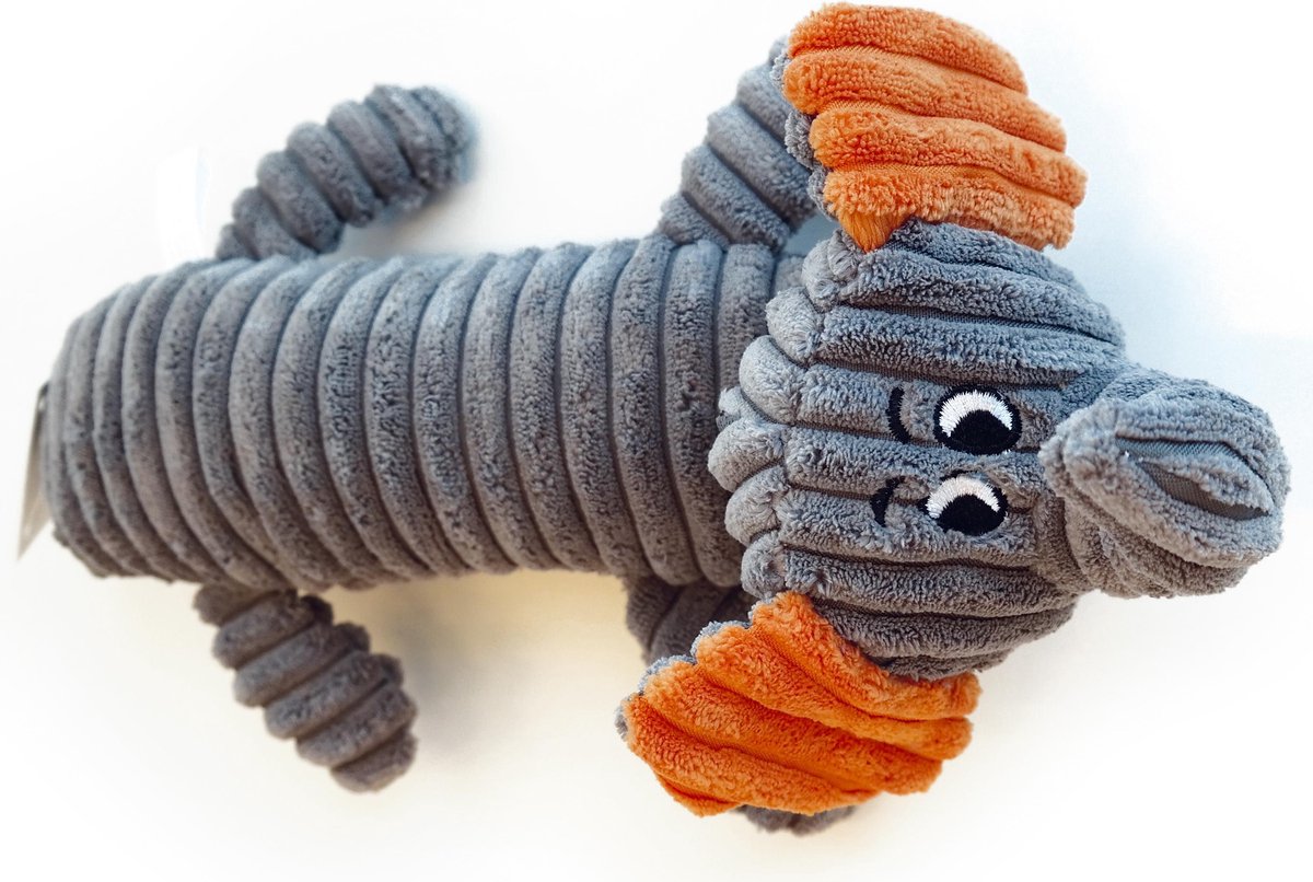 M-pets Hondenknuffel Bobby 32 X 17 Cm Polyester Grijs