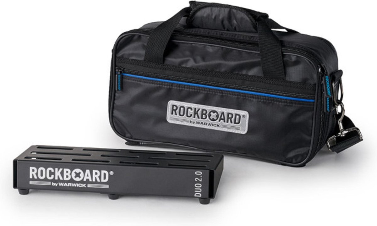 Rockboard DUO 2.0 with Gigbag - Pedalboard voor gitaren