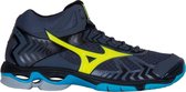 Mizuno Wave Bolt 7 Sportschoenen - Maat 46.5 - Mannen - grijs/ geel/ blauw